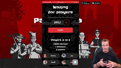 play mafia online party game.